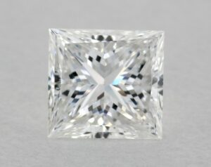 Natural 0.58 Carat E SI2 Princess Diamond