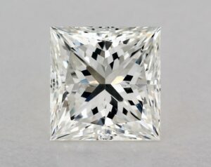 Natural 2.62 Carat H VS2 Princess Diamond