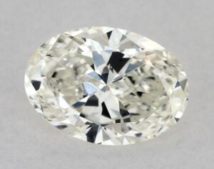 Natural 0.5 Carat K VVS2 Oval Diamond