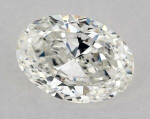 Natural 0.52 Carat G SI2 Oval Diamond