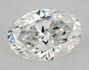 Natural 0.64 Carat F SI2 Oval Diamond