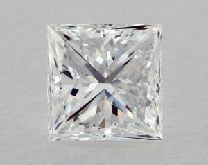 Natural 0.69 Carat F SI2 Princess Diamond