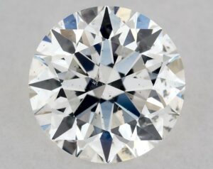 Natural 0.71 Carat F SI2 Round Diamond