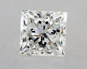 Natural 2 Carat H SI2 Princess Diamond