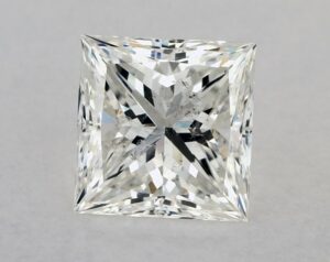 Natural 1.52 Carat H SI2 Princess Diamond