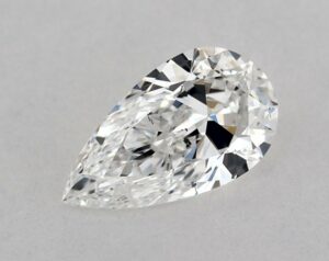 Natural 0.71 Carat E SI2 Pear Diamond
