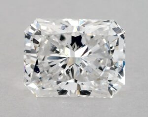 Natural 2 Carat D SI2 Radiant Diamond
