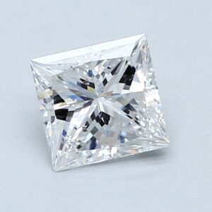 Natural 1.09 Carat D SI2 Princess Diamond