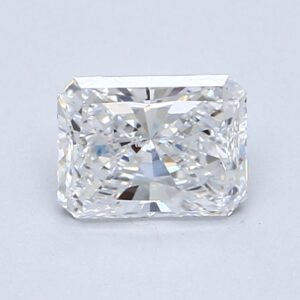 Natural 1 Carat D SI2 Radiant Diamond