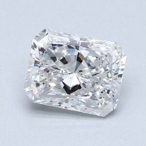 Natural 1.21 Carat E SI2 Radiant Diamond