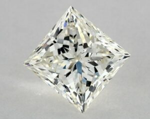 Natural 2.53 Carat L SI2 Princess Diamond