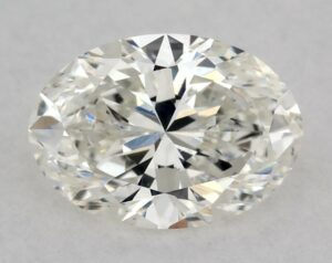 Natural 0.5 Carat I SI2 Oval Diamond