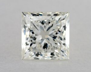 Natural 1.59 Carat K SI2 Princess Diamond