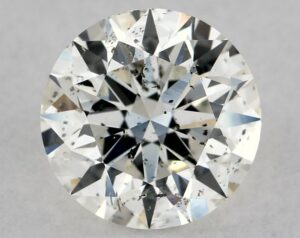 Natural 0.9 Carat H SI2 Round Diamond