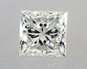 Natural 3.04 Carat I SI2 Princess Diamond