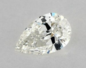 Natural 0.54 Carat J VS2 Pear Diamond