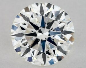 Natural 1 Carat H SI2 Round Diamond