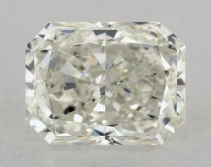 Natural 0.91 Carat K SI2 Radiant Diamond