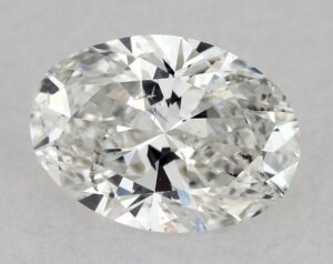 Natural 0.52 Carat F SI2 Oval Diamond