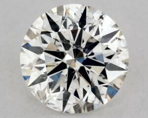 Natural 1 Carat H SI2 Round Diamond