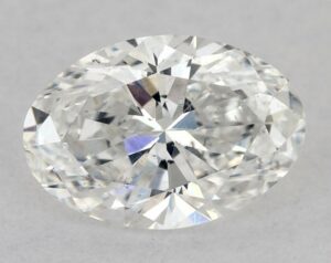 Natural 0.5 Carat F SI2 Oval Diamond
