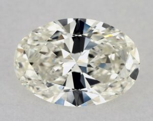 Natural 0.71 Carat K VS2 Oval Diamond