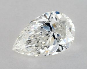 Natural 1.53 Carat H SI2 Pear Diamond
