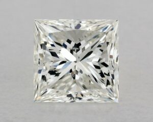 Natural 1.04 Carat H SI2 Princess Diamond