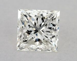 Natural 1.02 Carat I SI2 Princess Diamond
