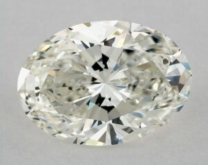 Natural 3.02 Carat J SI2 Oval Diamond