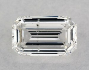 Natural 0.78 Carat D SI2 Emerald Diamond