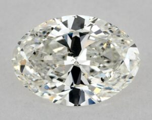 Natural 1.52 Carat H SI2 Oval Diamond