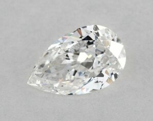 Natural 0.74 Carat F SI2 Pear Diamond