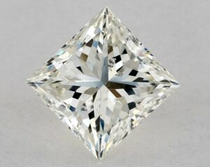 Natural 1 Carat L SI2 Princess Diamond