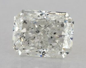 Natural 1.02 Carat I SI2 Radiant Diamond
