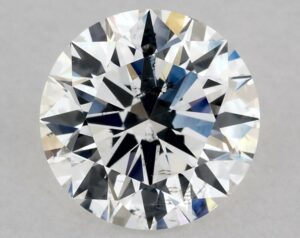 Natural 0.9 Carat E SI2 Round Diamond