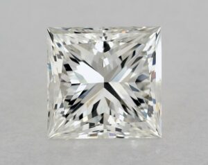 Natural 1 Carat G VVS2 Princess Diamond