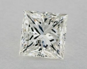 Natural 1.02 Carat I SI2 Princess Diamond