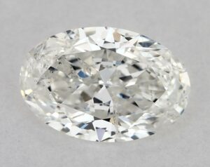 Natural 0.51 Carat G SI2 Oval Diamond