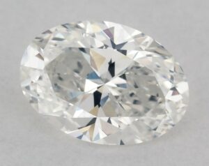 Natural 0.5 Carat F SI2 Oval Diamond