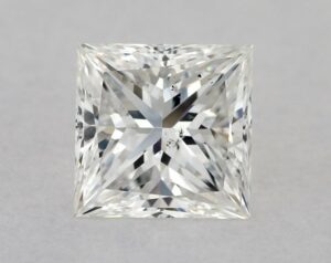 Natural 0.5 Carat G SI2 Princess Diamond