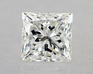 Natural 1.53 Carat H SI2 Princess Diamond