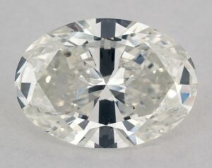 Natural 3 Carat H SI2 Oval Diamond