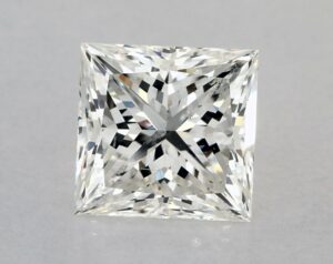 Natural 3.52 Carat I SI2 Princess Diamond