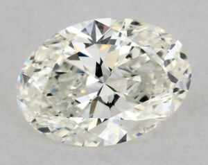 Natural 0.54 Carat J VVS1 Oval Diamond