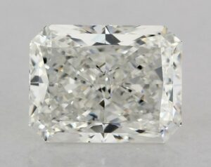 Natural 1.51 Carat H VS2 Radiant Diamond