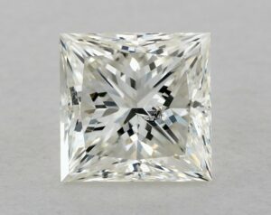 Natural 1.02 Carat J SI2 Princess Diamond