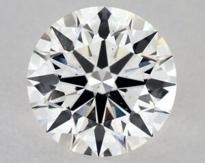 Natural 2.09 Carat H SI1 Round Diamond