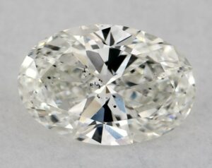 Natural 0.5 Carat G SI2 Oval Diamond