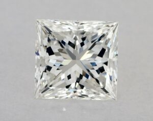 Natural 1.71 Carat G SI2 Princess Diamond